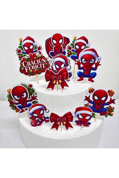 Generic Brand Generic Brands Set Topere Tort Artizanale Spider-Man Craciun, S...