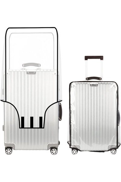 Yelajoy 1 Set Luggage Cover,Clear Suitcase Protector Waterproof Bag