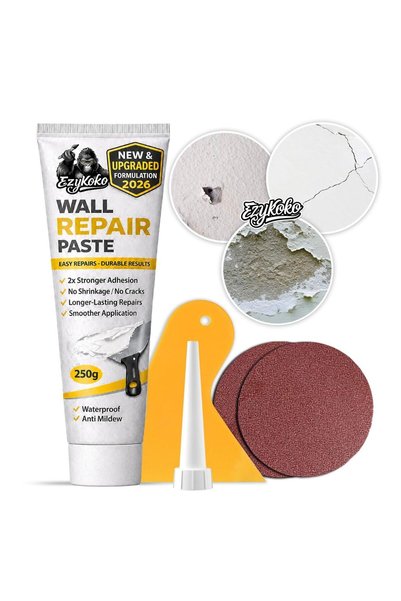 GENERAL EzyKOKO Wall Repair Paste Tube for Filling Cracks and Holes, Easy Wal...
