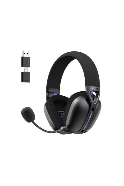 Havit Casti gaming wireless Fuxi-H3 Plus, 2.4GHz, Bluetooth, Jack 3.5 mm, Lat...