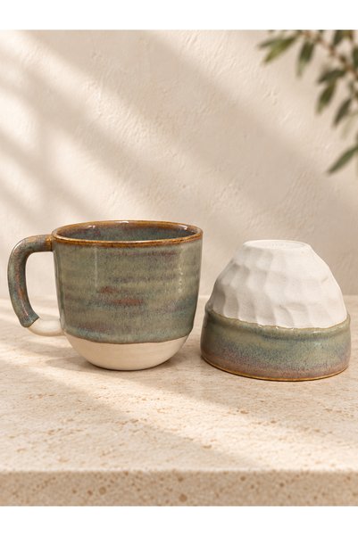Syropia Handmade Ceramic Mug and Cookie Jar