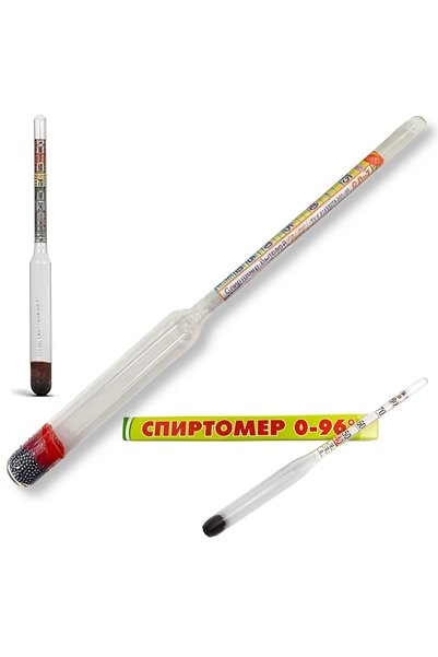 ARTHON Alcoolmetru indicator de alcool 0 - 96% sticlă 14 cm plutitor