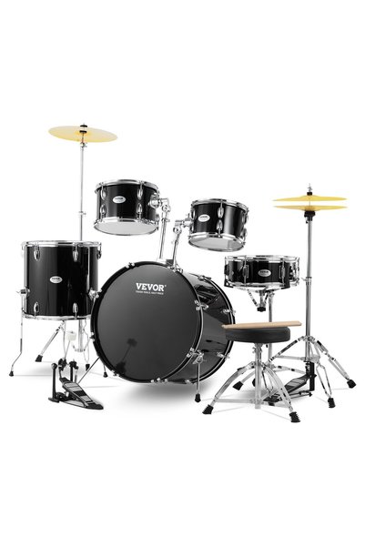 VEVOR Set de tobe, Material principal: plop, PET, oțel carbon, Culoare: negru...