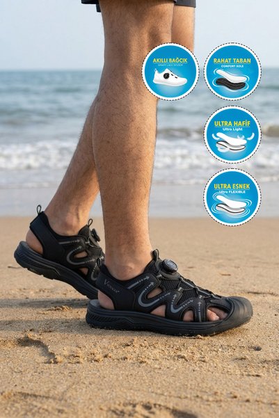 Voyager Men's Sandals E339 Black