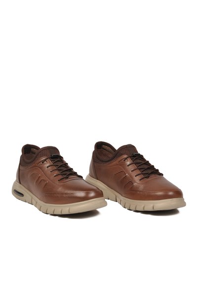Voyager Men's Casual Shoes, Genuine Leather, M750, Walnut