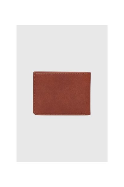Grande Men's Card Holder 1410 Wallet, Taba