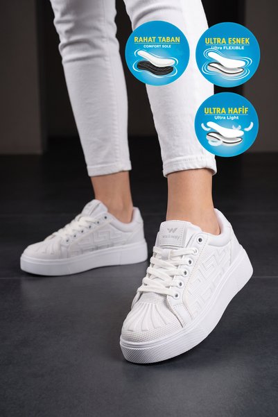 WALKWAY Men's Sneakers 26201 White
