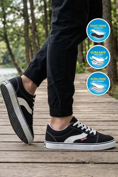 AYK'S Men's Sneakers 1002 Black, Sizes 40–45