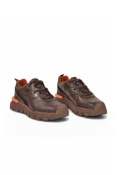 MARCOMEN Men's Casual Shoes, Genuine Leather, 152-24252, Brown
