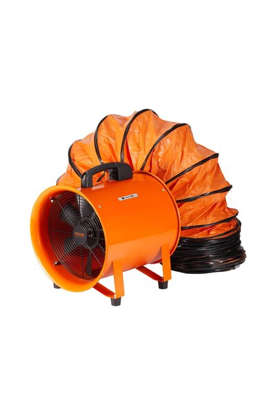 VEVOR Σωληνωτός αξονικός ανεμιστήρας, Ισχύς: 255 W, Διαστάσεις προϊόντος: 298...