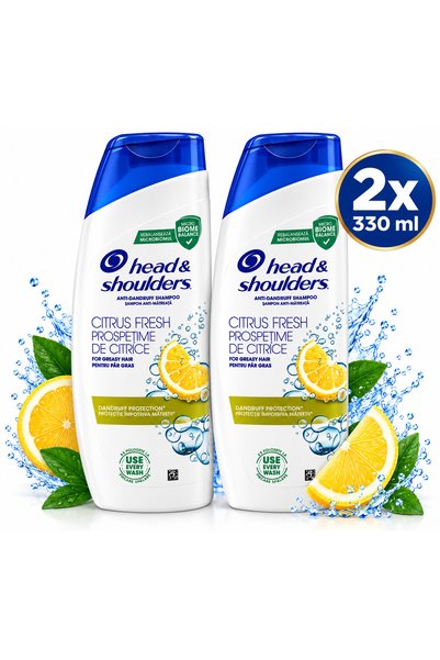 Generic Brand Set 2x 330 ml șampon cu citrice H&S