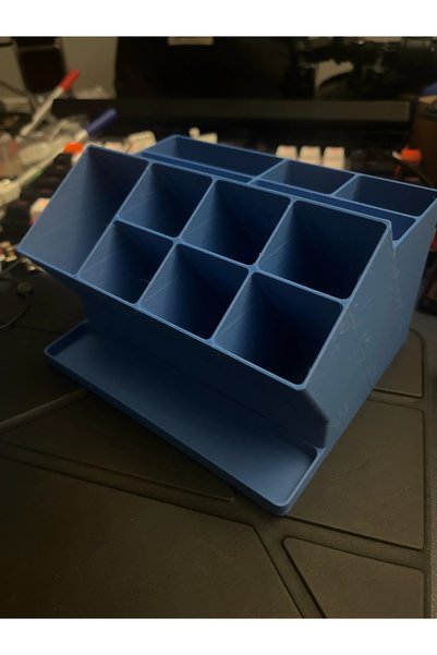 zengolab3d Multipurpose Compartmentalized Storage Box with Lid, Organizer Box...