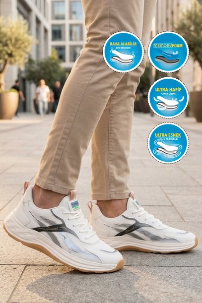 Voyager Men's Sneakers E275 Cream