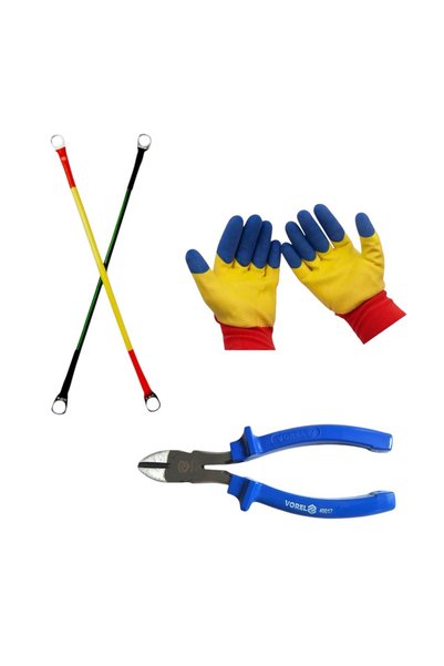 Universal photovoltaic system/battery start current cable, 16 mmp section, 2x...