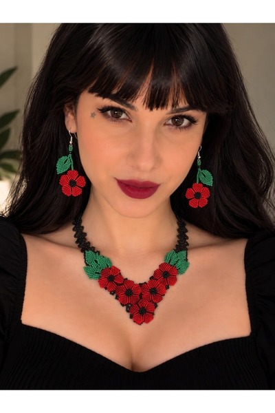 boncuk kolye set