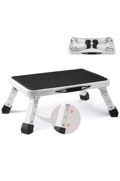 VEVOR Step stool, Maximum load: 150 kg, Product dimensions: 449.6 mm x 309.9 ...