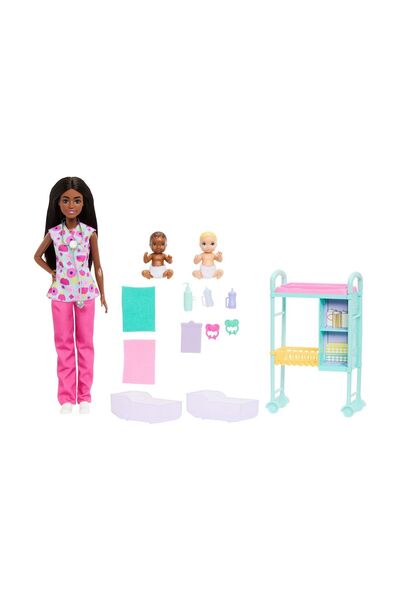 mattel Barbie Poți fi orice - Păpușă Doctor pentru copii (JMK13)