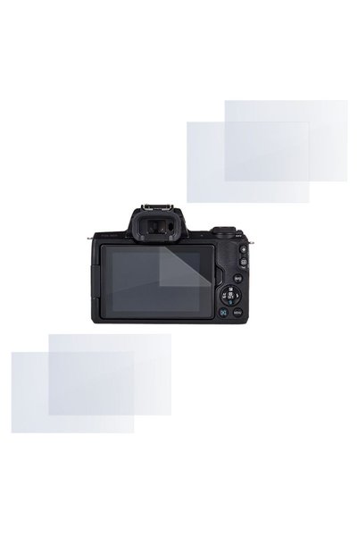 COMANDO Σετ προστασίας συμβατό με την Canon EOS M50, Focus Shield, 4 ανθεκτικ...