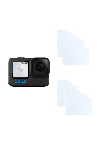 FONIX Set de folii pentru GoPro Hero 10, protecție lentilă, 2 folii pentru le...