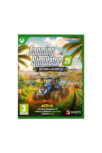 Giant XSX Farming Simulator 25: Ediția Boabe de Soia și Alpaca
