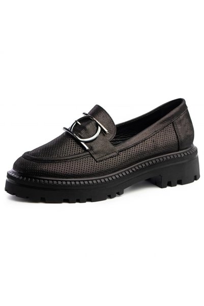 OEM Genuine leather shoes 7300 black