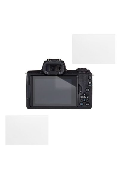 COMANDO Σετ προστασίας συμβατό με την Canon EOS M50, Focus Shield, 2 ανθεκτικ...