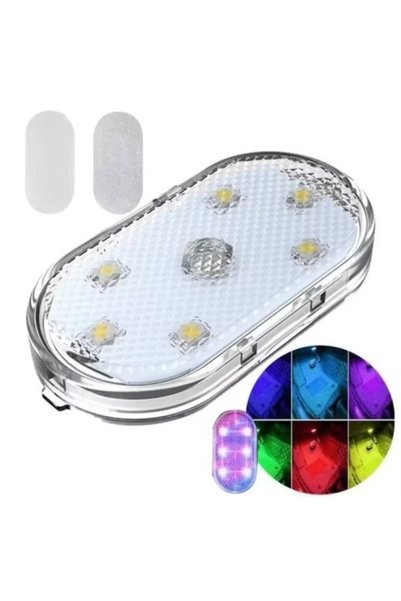 E-ANAMAG Car interior LED bulb, ambient lighting, USB charging