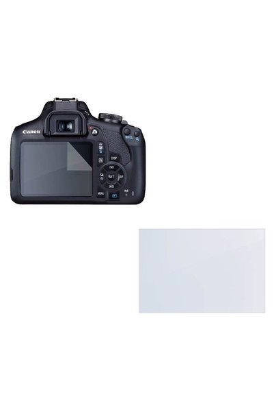 COMANDO Σετ προστασίας συμβατό με την Canon EOS 2000D, Focus Shield, 1 ανθεκτ...