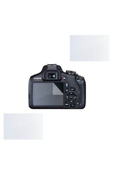 COMANDO Σετ προστασίας συμβατό με την Canon EOS 1500D, Focus Shield, 2 ανθεκτ...