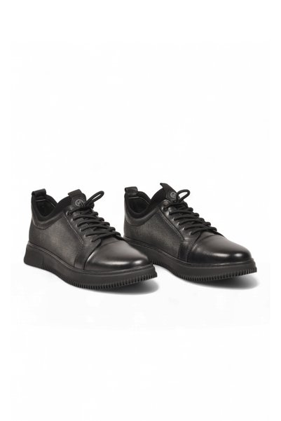 AYAKMOD Men's Casual Shoes, Genuine Leather, 5K0795-2297, Black