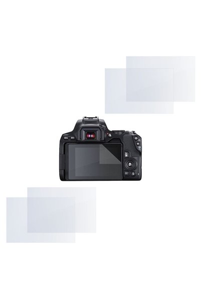 COMANDO Σετ προστασίας συμβατό με την Canon EOS 250D, Focus Shield, 4 ανθεκτι...