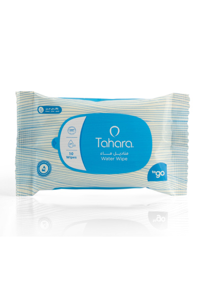 Tahara Purity Water Wet Wipes for Gentle Cleaning 10 Wipes