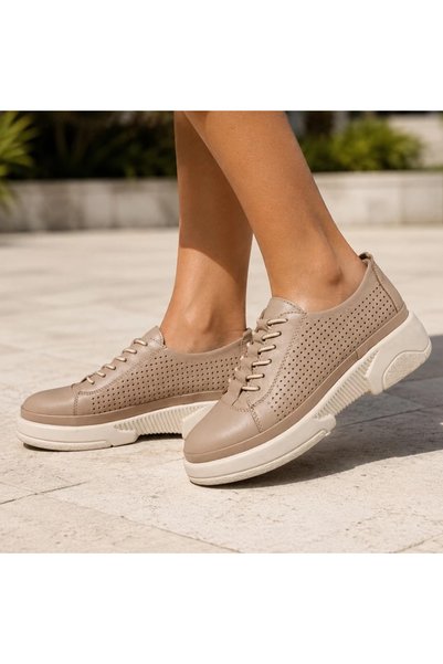 OEM Leather Shoes 24100 Nude