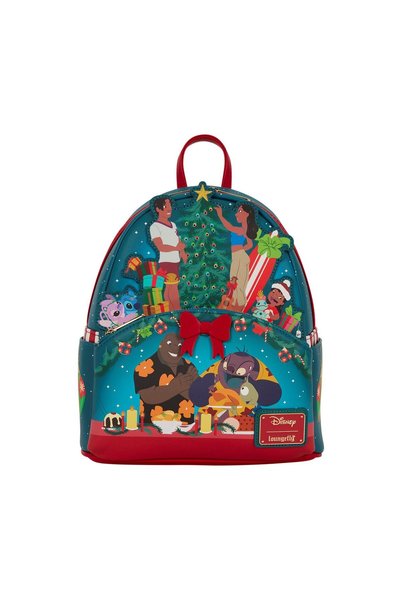 Loungefly Disney: Lilo & Stitch - Rucsac Mini Sărbători (WDBK4766)