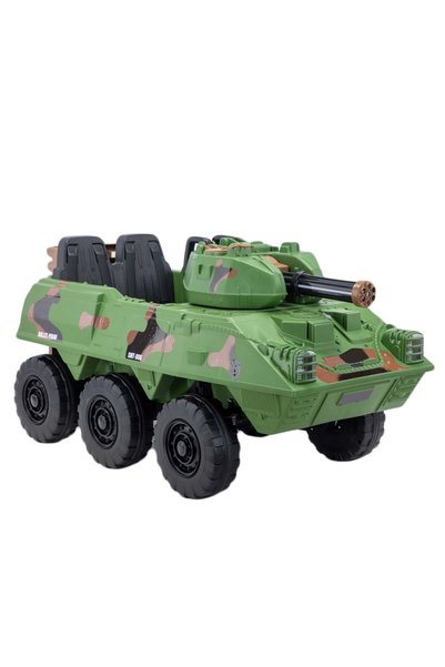 OEM Ηλεκτρικό τανκ για παιδιά 12V με τηλεχειριστήριο, 4 κινητήρες, πράσινο