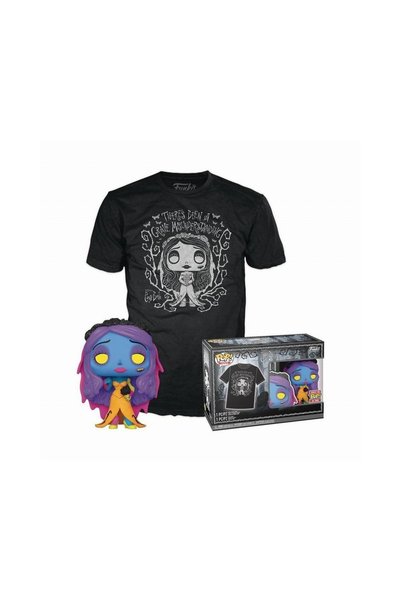 Funko Pop! & Tee (Adult): Figurină de vinil Emily (Blacklight) din Corpse Bri...