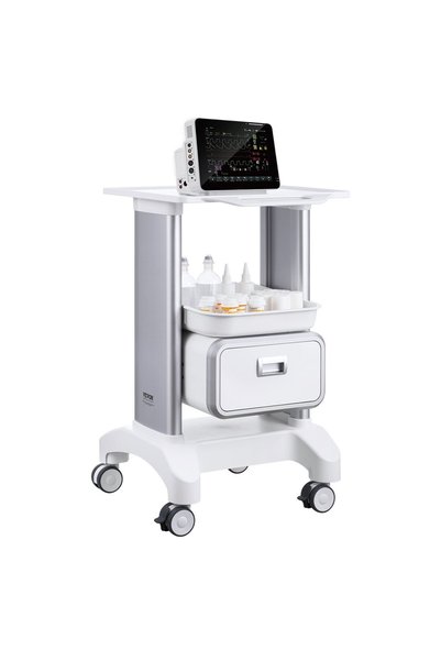VEVOR Lab carts, Maximum load: 50 kg, Product dimensions: 465 x 465 x 745 mm,...