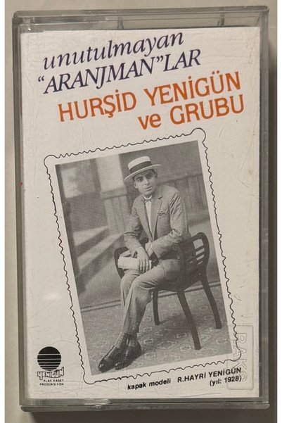 Plakevi İzmir Hurşid yenigün and his band: unforgettable arrangements cassette.