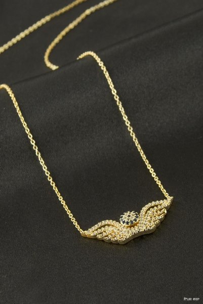 ZERO LAND ILKESTOR Nazar Zircon Stone (173031) Necklace, Yellow