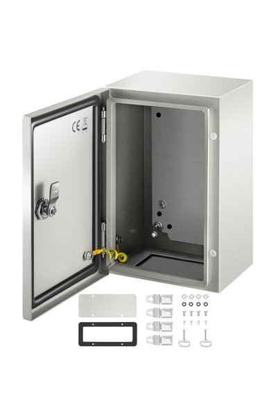 VEVOR Electrical enclosure, Material: 1.5 mm carbon steel, Color: gray-white(...