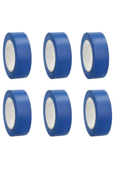 WISDOM Set 6 benzi de mascare pentru vopsit, albastra, 48 mm x 40 m, rezisten...