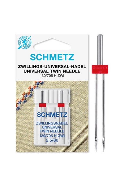 SCHMETZ Set 2 ace duble Schmetz, finete 80, cu distanta 2.5 mm intre ace