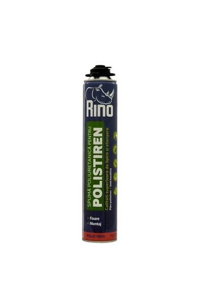 WISDOM Spuma poliuretanica adeziva pentru polistiren, 750 ml, Rino