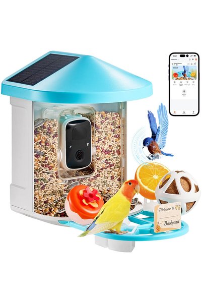 VEVOR Smart bird feeder, Model number: FB-A06, Battery capacity: 5200mAh, Pro...
