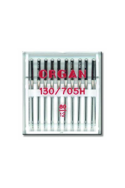 ORGAN NEEDLES Set 10 Ace Organ Universal cu finetea acului 80 pentru masinile...