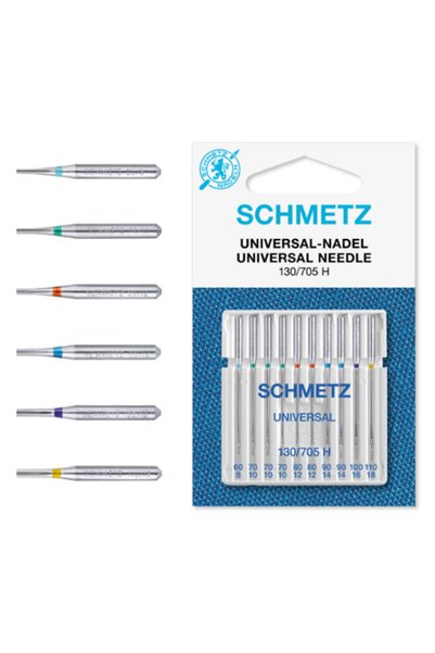 SCHMETZ Set combinat 10 ace universale Schmetz, finete ac 60-100, pentru masi...