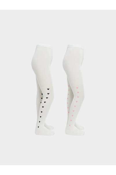 LC Waikiki Trendy Picks from Kübra Butik: Embroidered Girls' pantyhose, 2-Pack