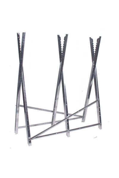 WISDOM Capra pliabila pentru taiat lemne, metal zincat, 150 kg, Strend Pro