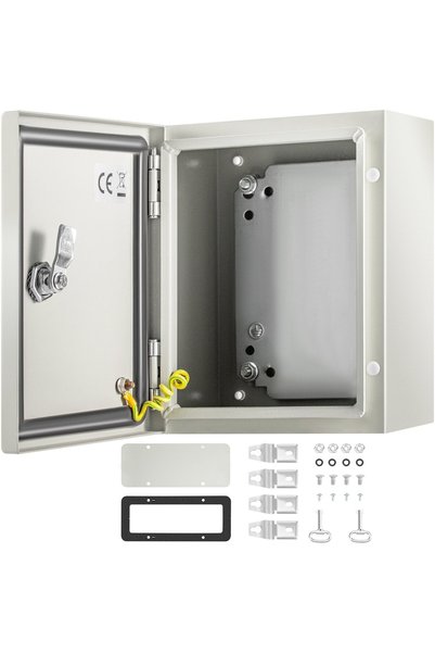 VEVOR Electrical enclosure, Material: 1.5 mm carbon steel, Color: gray-white(...