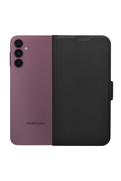 FONIX Θήκη τύπου βιβλίου, συμβατή με το Samsung Galaxy A14, Οικολογικό δέρμα,...